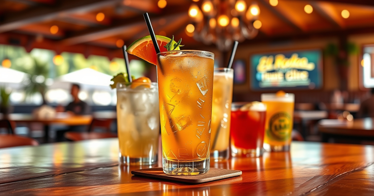 El Rodeo Drink Menu With Prices For 2026
